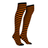 Orange and Black Socks