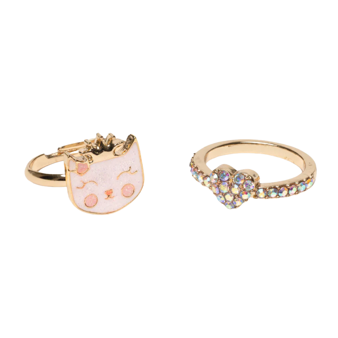 Boutique Kitty Love Ring Set (2 pcs)