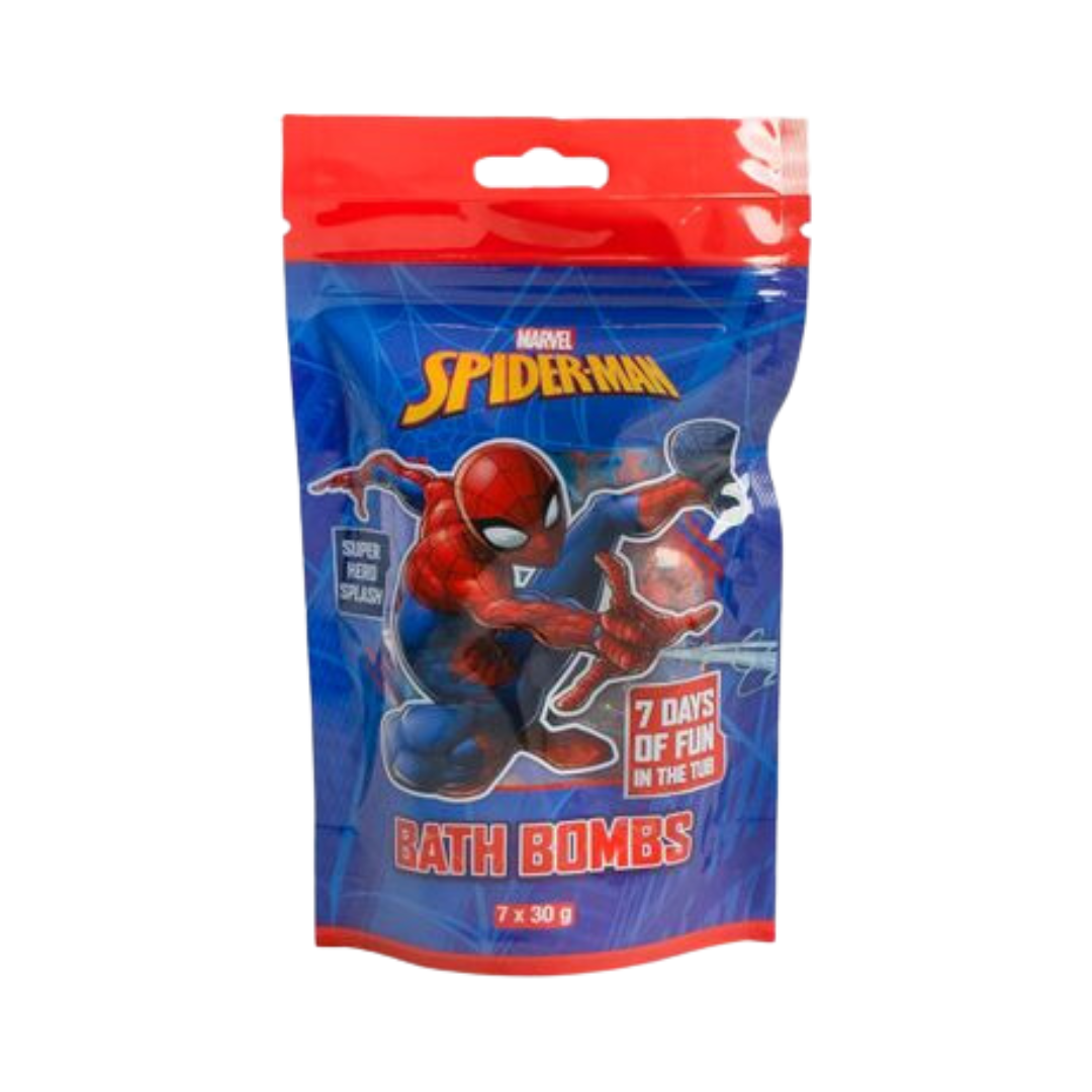Spiderman Bath Bombs 7pc