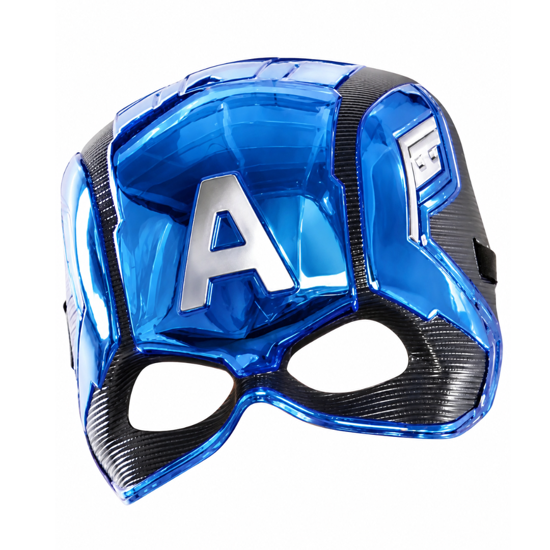 Captain America Mask Metallic