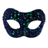Carnival Sequin Mask - Green & Blue