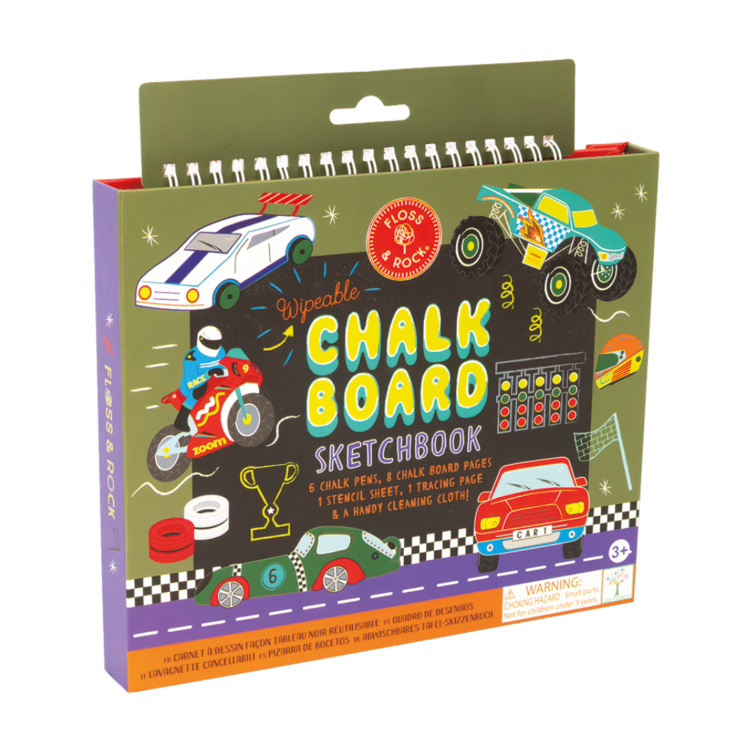 Chalkboard Sketch Book - Cars