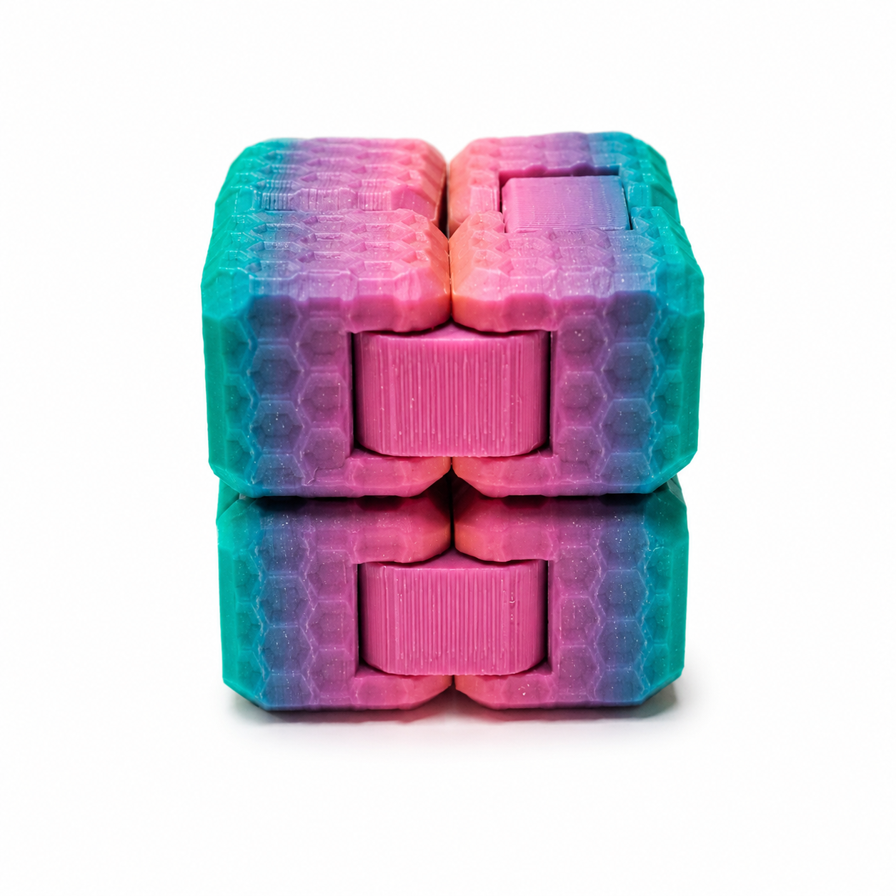 FlexiFidget Infinity Cube - Purple Galaxy