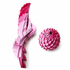 FlexiFidget Dragon Egg - Metallic Red and White