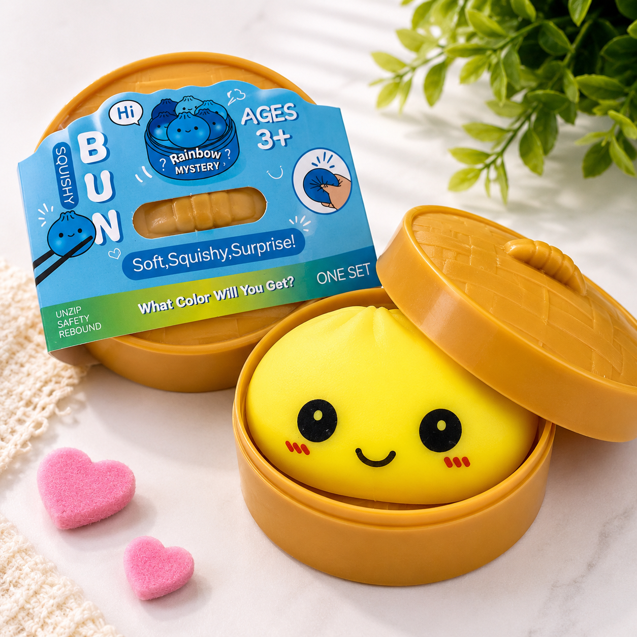 Dumpling Dim Sum Squishy - Blue