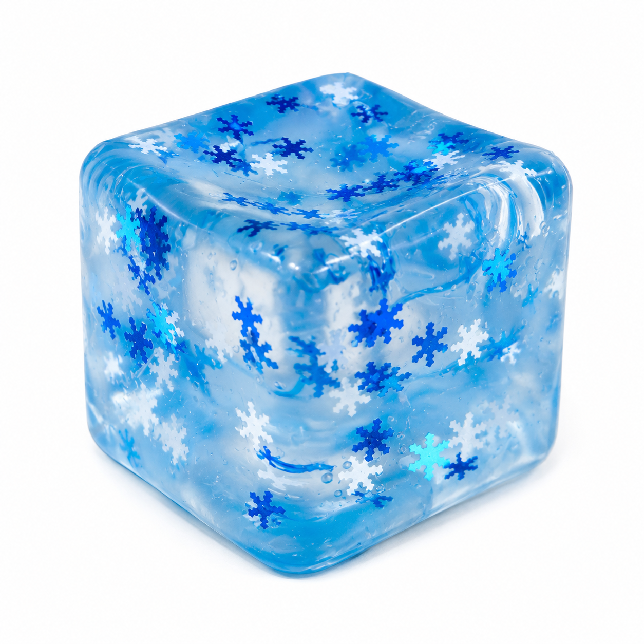 Squeeze Snowflake Squishy Cube