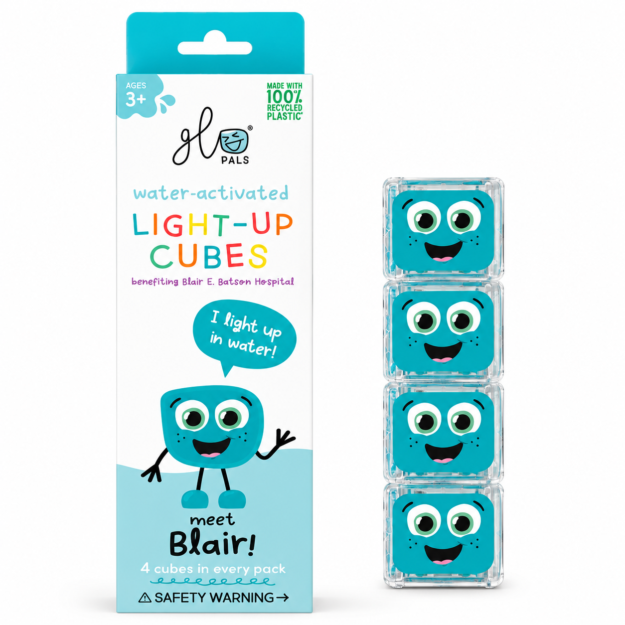Glo Pals - Water Activated Light-Up Sensory Toys - Blair