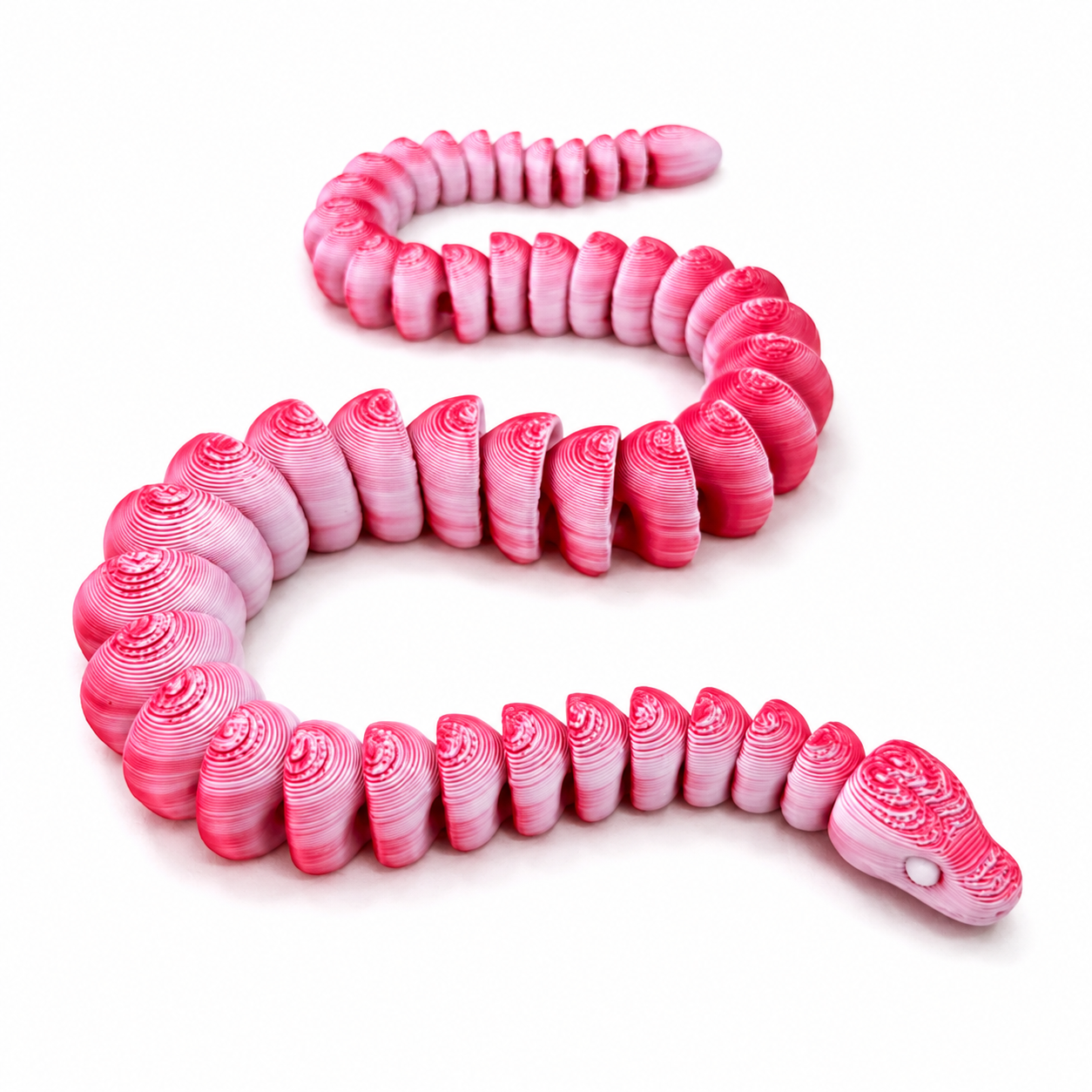 FlexiStrike Snake – 35cm Red & White