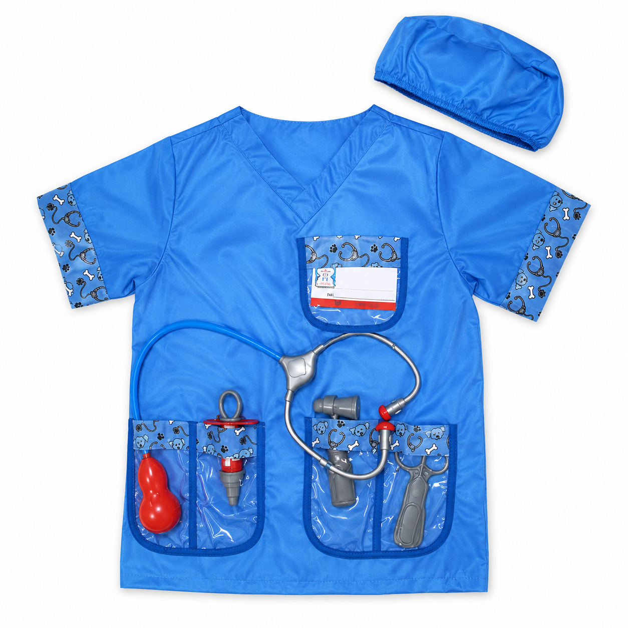 Vet Outfit (Age 3-6) - Kids Career Day Dress-Up Costume
