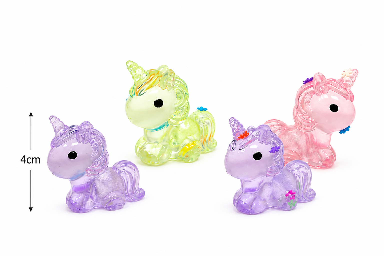 4pc Squishy Unicorn