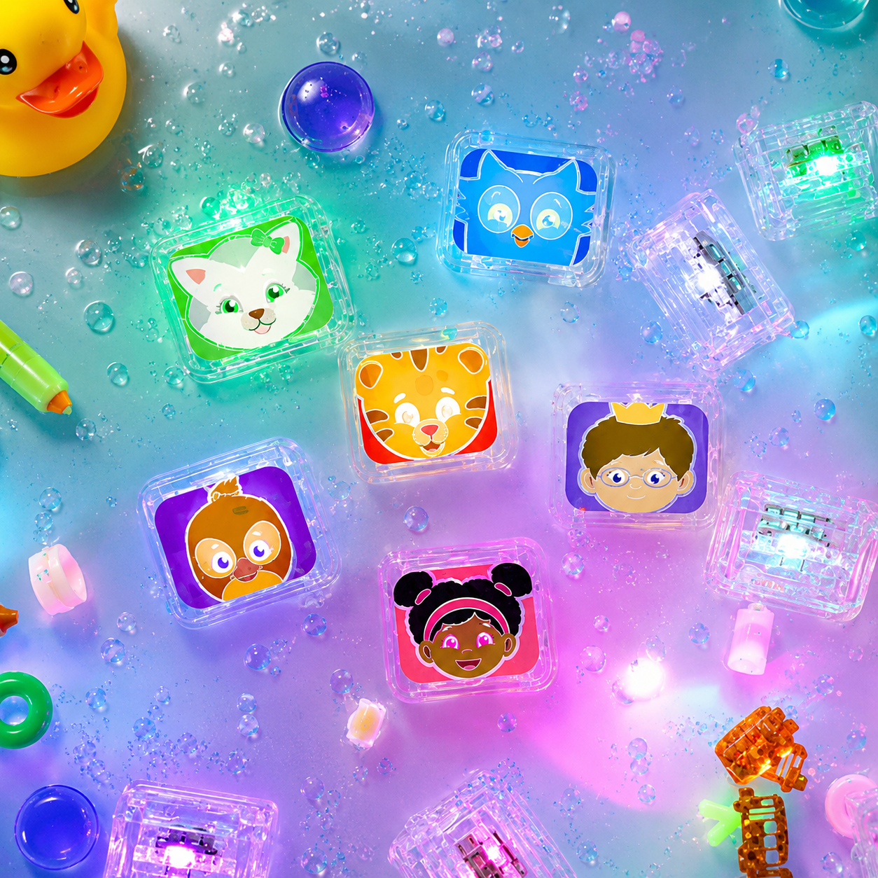 Glo Pals - Water Activated Light-Up Sensory Toys - Daniel Tiger
