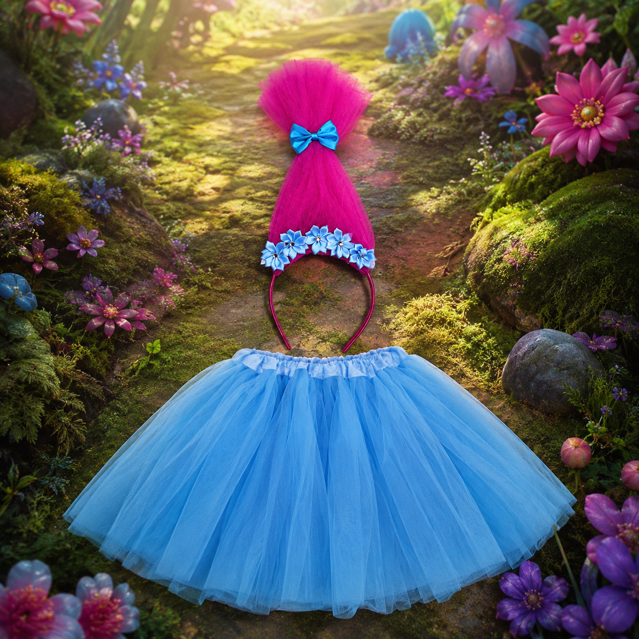 Princess Poppy Tutu Aliceband Set