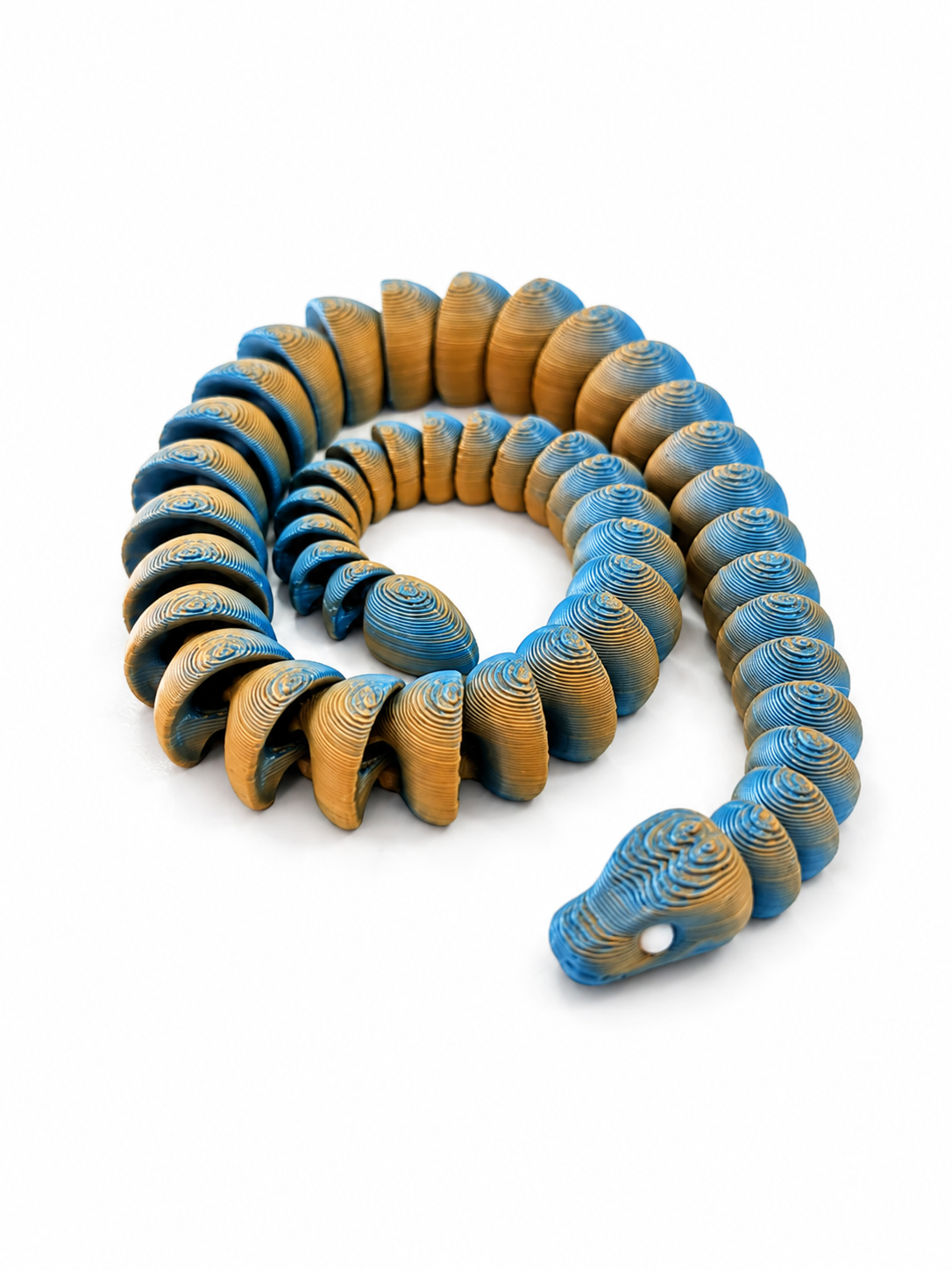FlexiStrike Snake – 35cm Blue & Orange