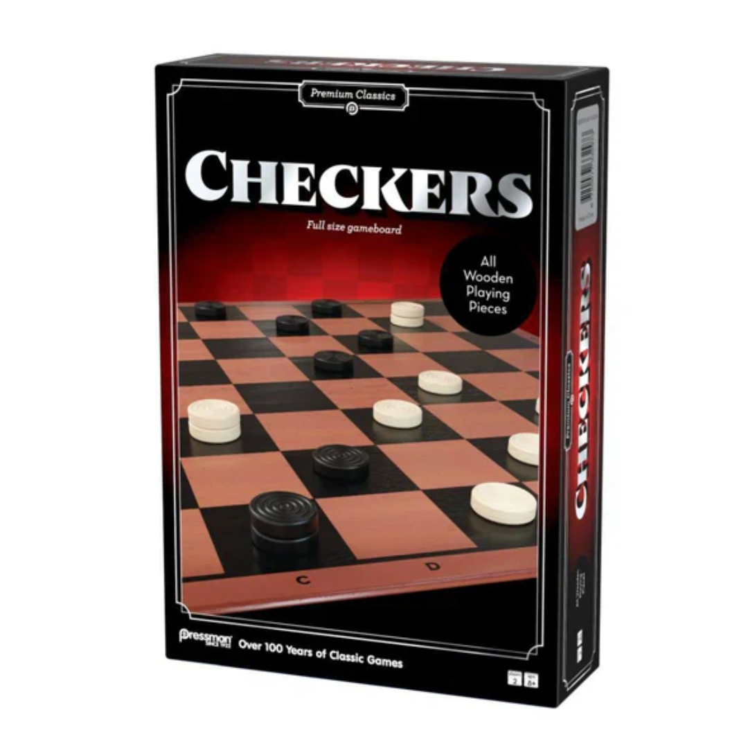 Checkers Wooden Set