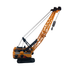 Construction Crane Truck Toy – Pull Back Crawler Crane for Kids
