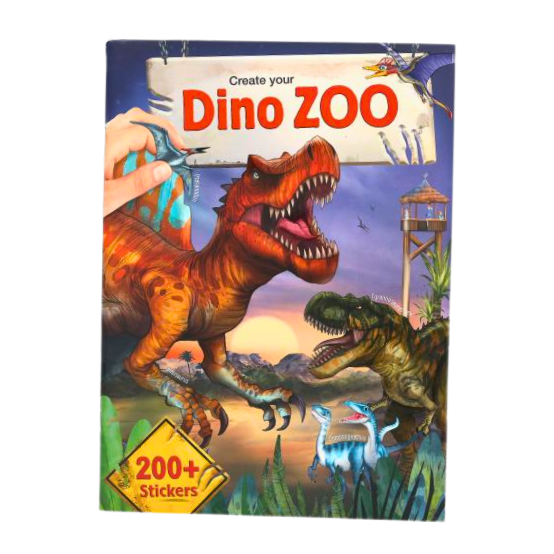 Create Your Dino Zoo Sticker Book 2026
