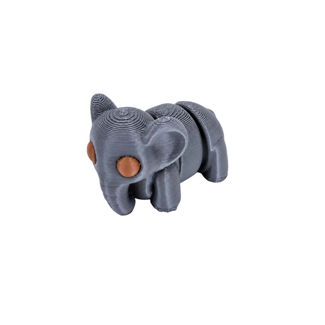 Elephant 3D Toys 3.8cm