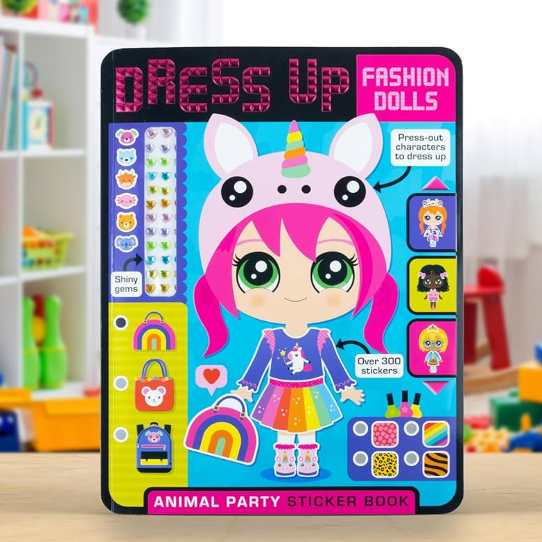 Fashion Dolls - Animal Party Sticker Book
