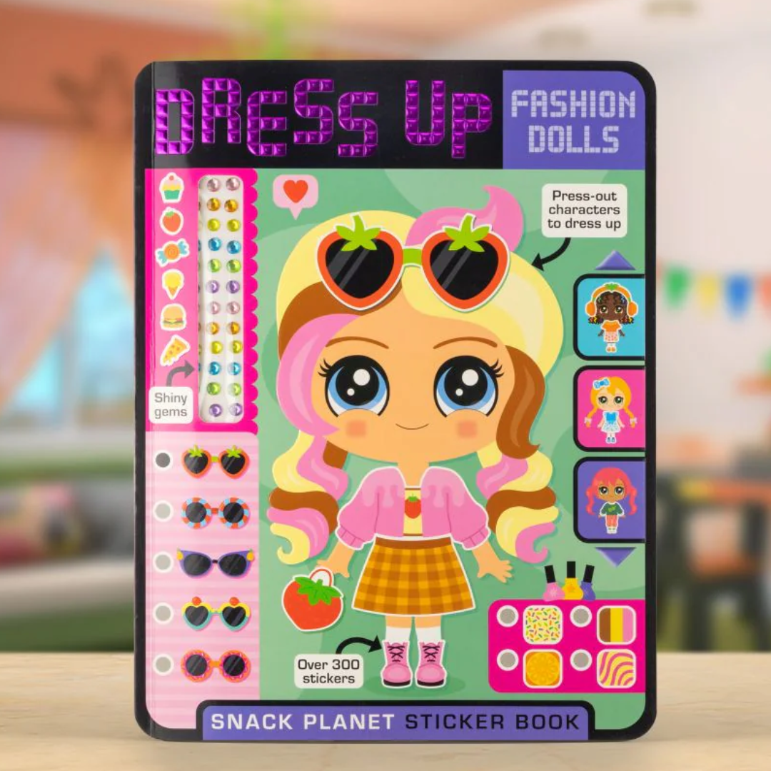 Fashion Dolls - Snack Planet Sticker Book