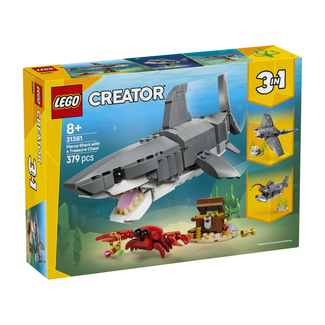 Fierce Shark With a Treasure Chest  (31381)  - Lego Creator
