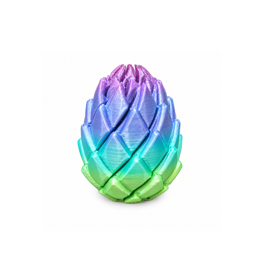 FlexiFidget Mini Dragon Egg - Metallic Muticolour