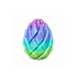 FlexiFidget Mini Dragon Egg - Metallic Muticolour