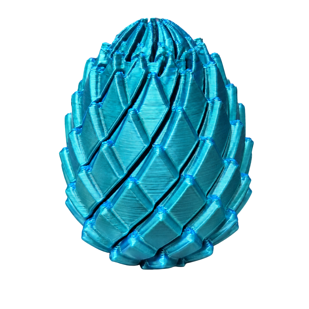 FlexiFidget Dragon Egg - Metallic Blue