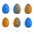 FlexiFidget Dragon Egg - Blue & Orange