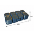 FlexiFidget Infinity Cube - Blue & Orange