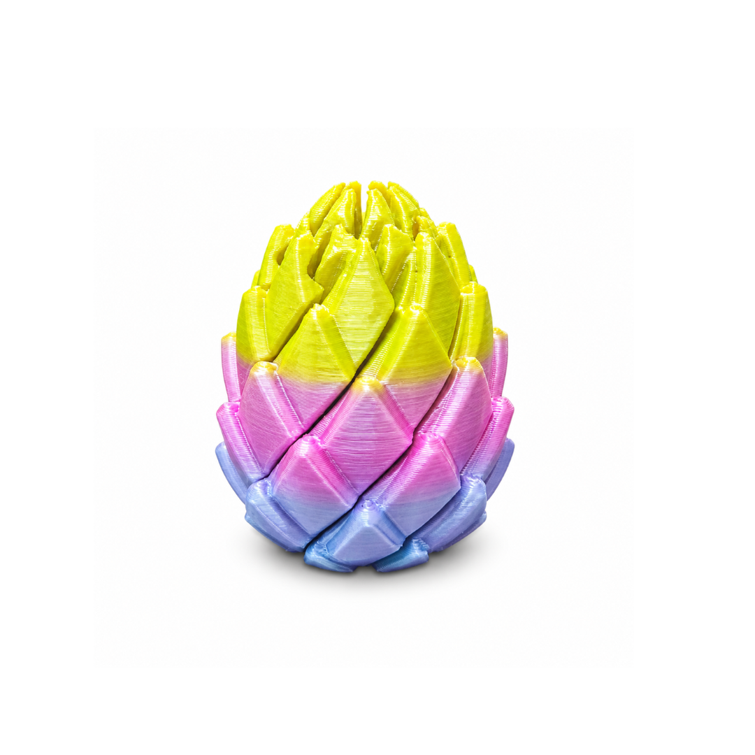 FlexiFidget Mini Dragon Egg - Metallic Muticolour