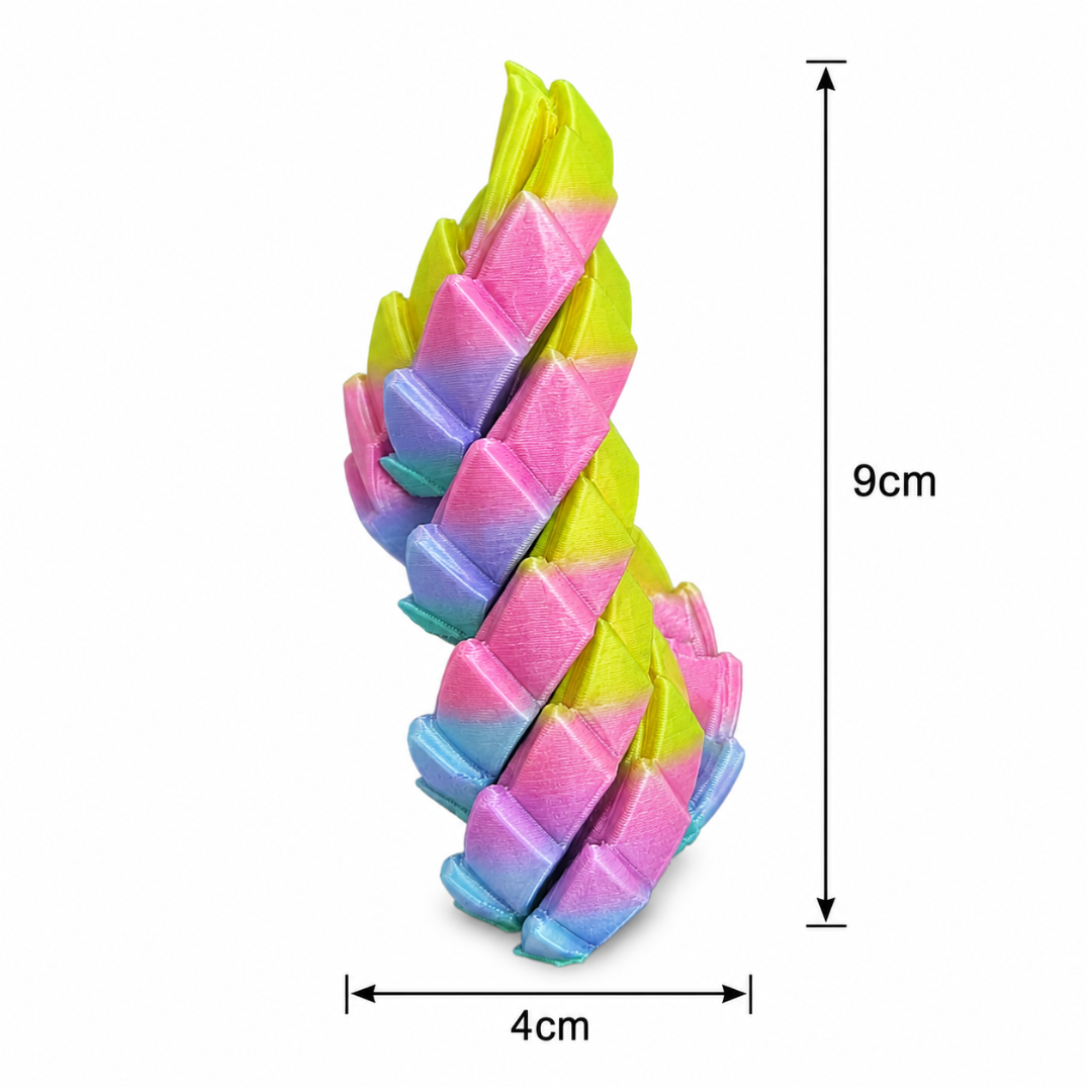 FlexiFidget Mini Dragon Egg - Metallic Muticolour