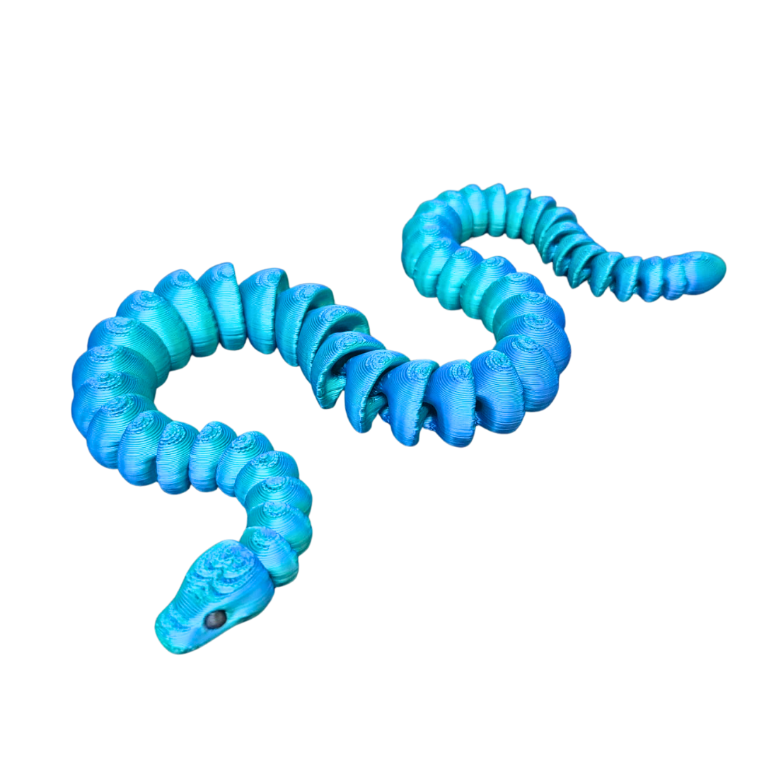 FlexiStrike Snake – 35cm Metallic Blue