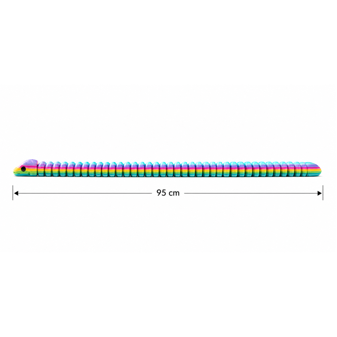 FlexiStrike Snake - 95cm Rainbow