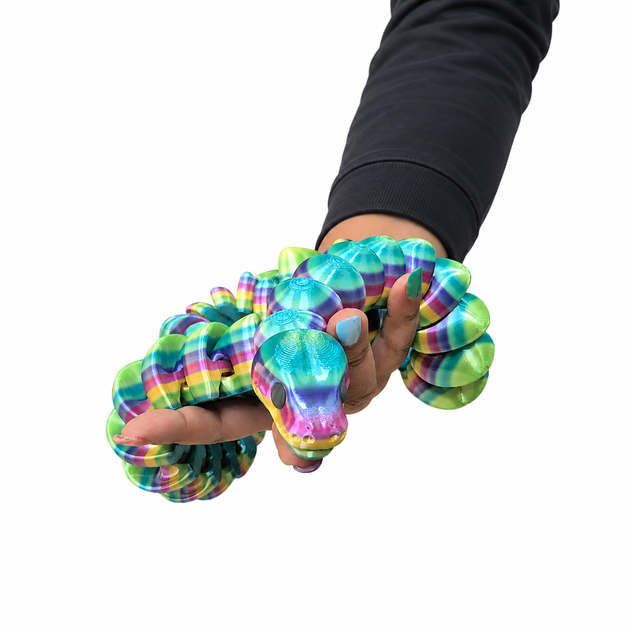 FlexiStrike Snake - 95cm Rainbow