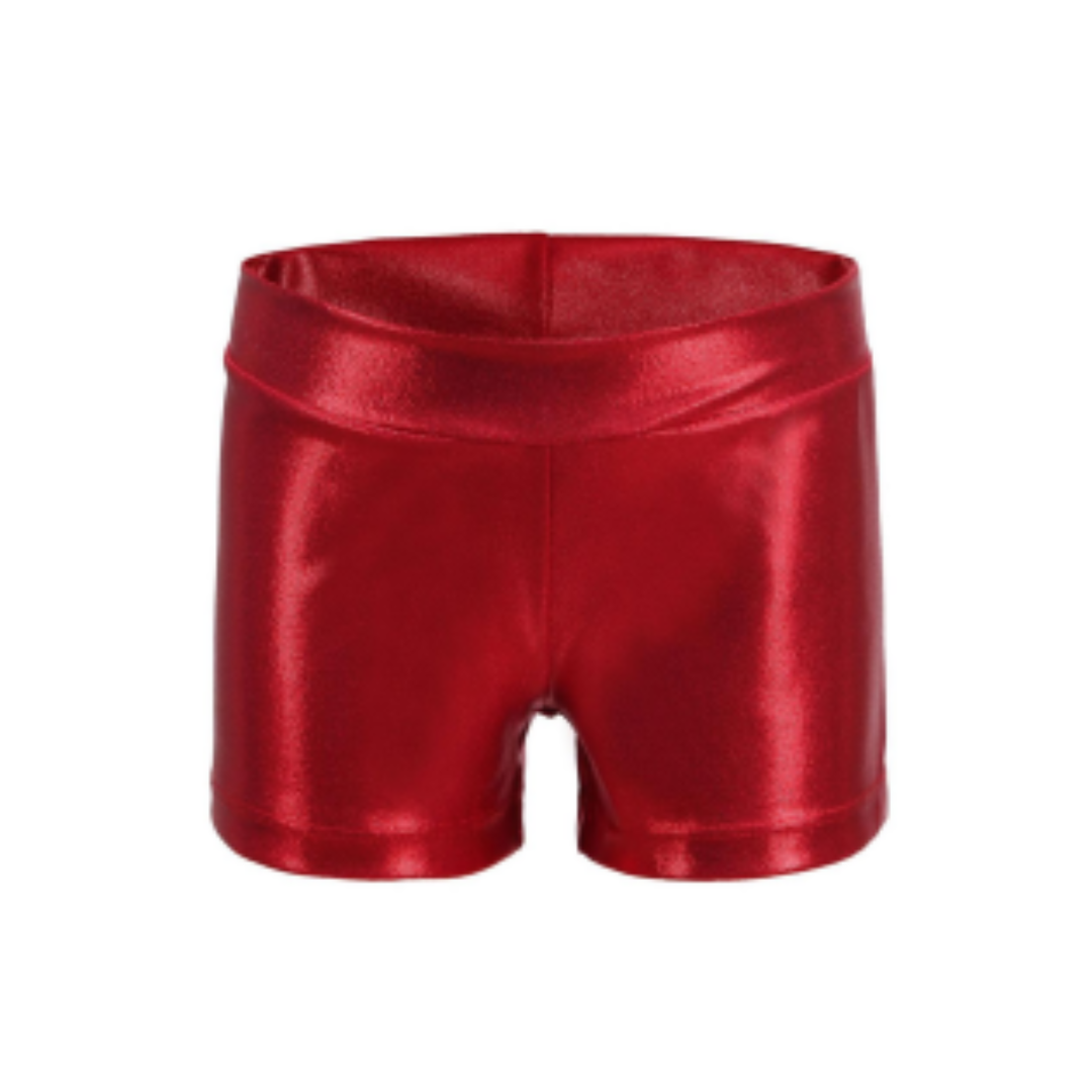 Glossy Red Hotpants