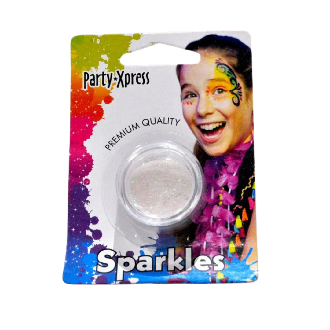 Face Paint 1G Glitter - White