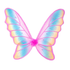 Glitter Rainbow Wings - Fuchsia