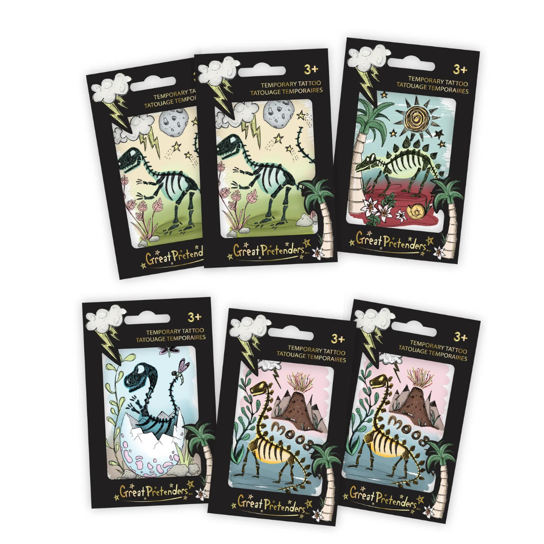 Dinosaur Tattoo Single - Assorted 1pc