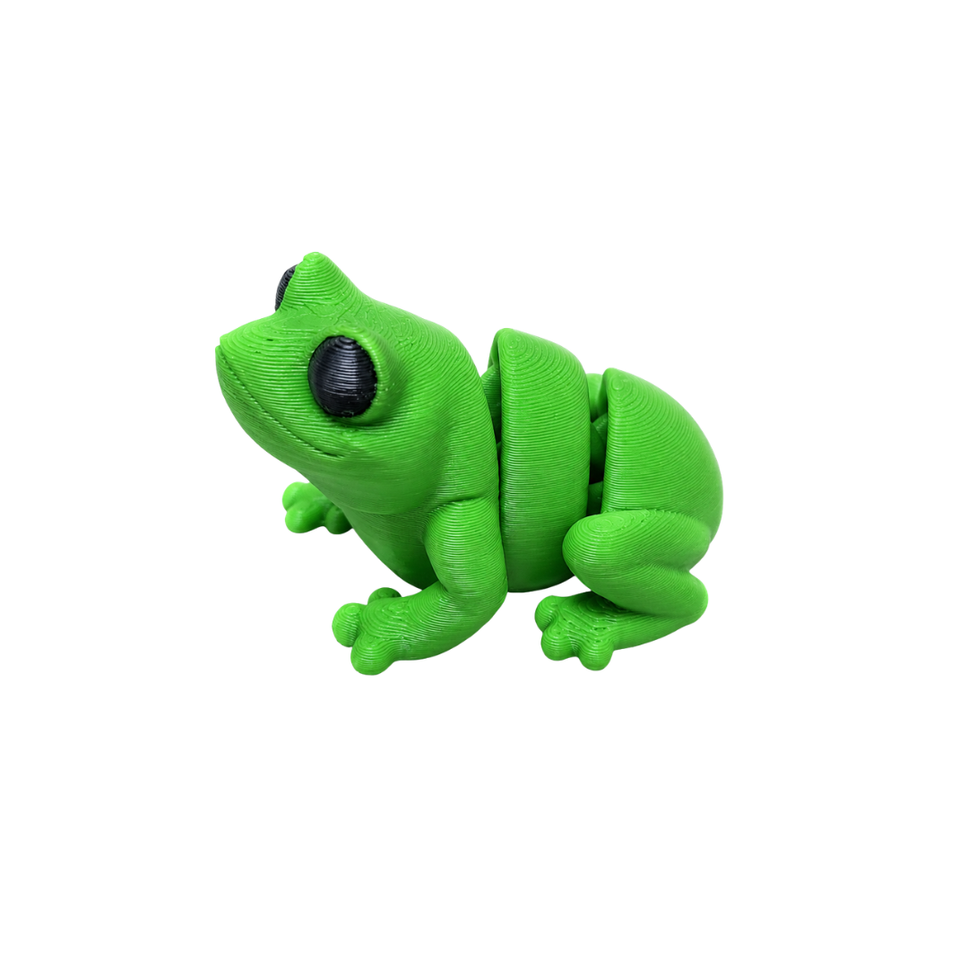 Green Frog 3D Toy 4.5cm