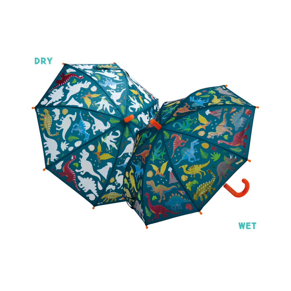 Colour Changing Umbrella - Dino