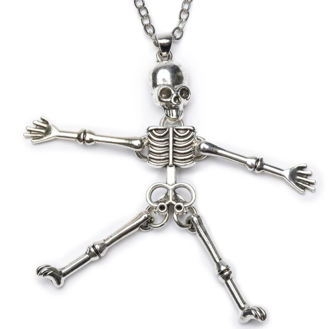 Spooky Scary Skeleton Necklace