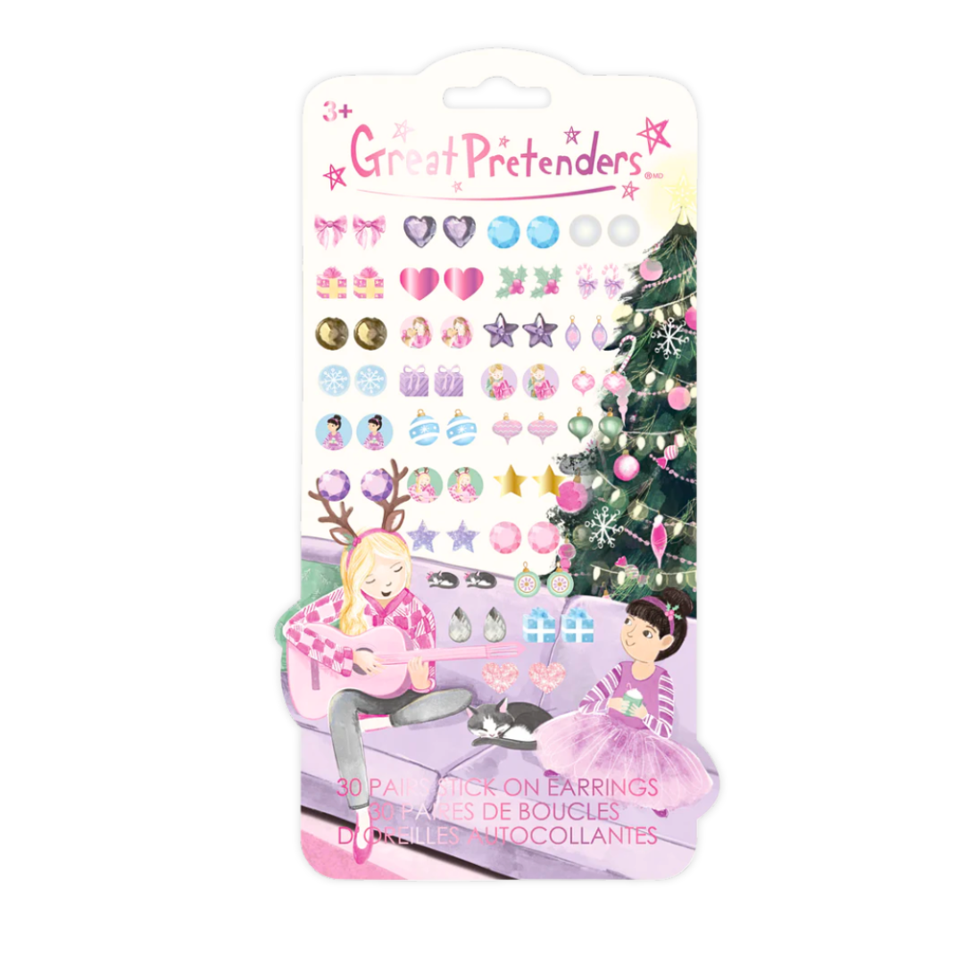Holiday Sticker Earrings (30 pairs)