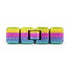 FlexiFidget Infinity Cube - Rainbow Metallic
