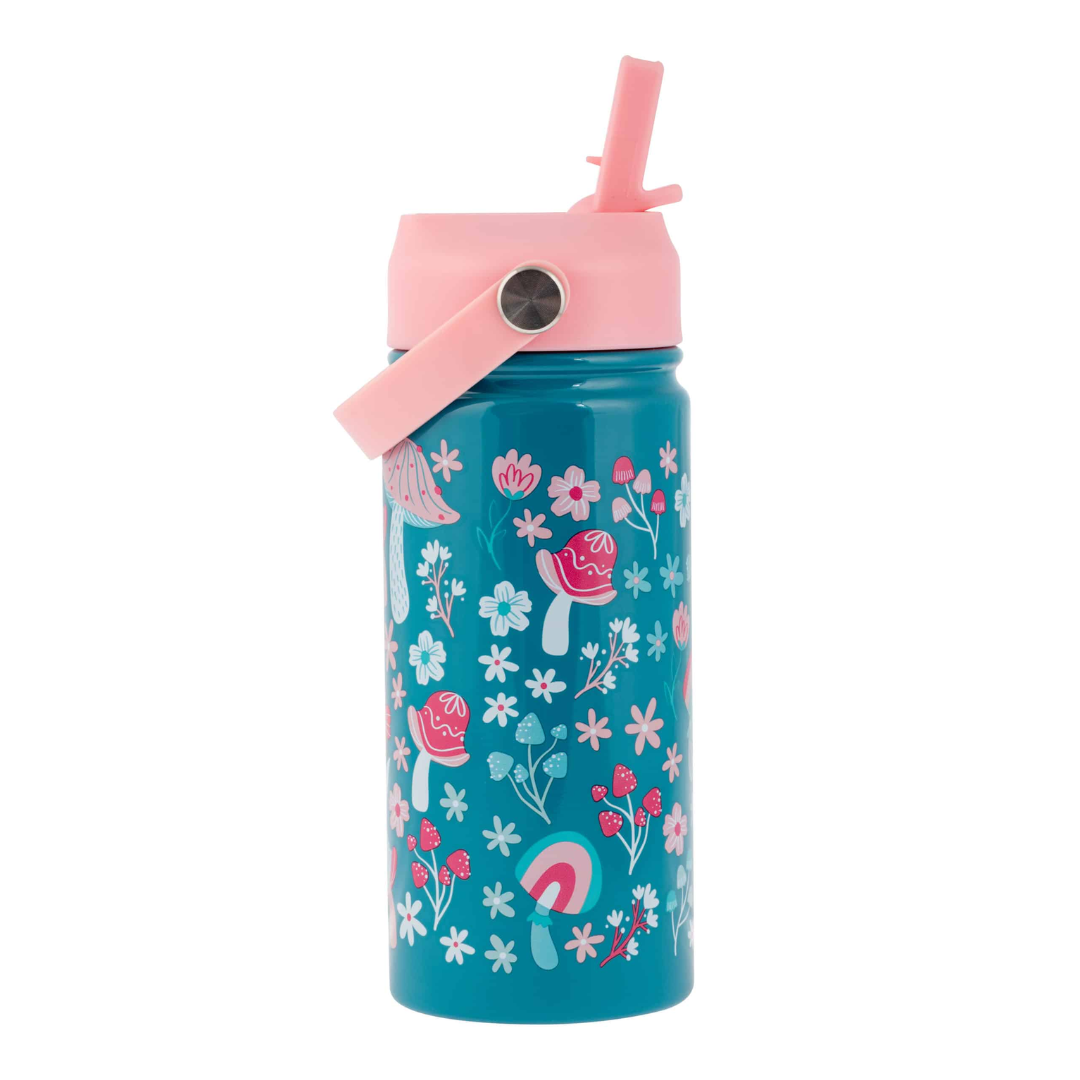Insulated SS Bottle with Handle - Mushroom