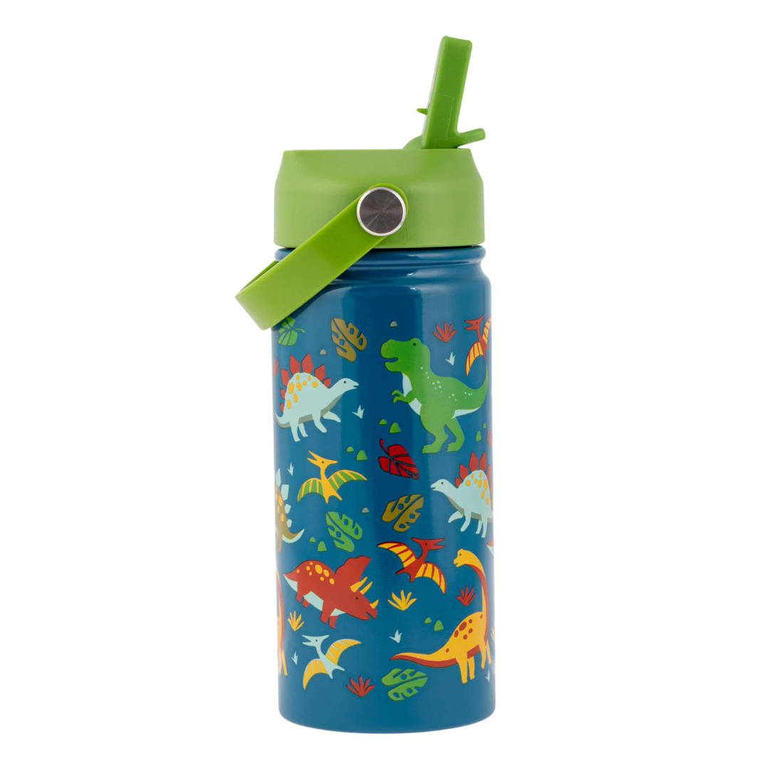 Insulated SS Bottle with Handle - Dino