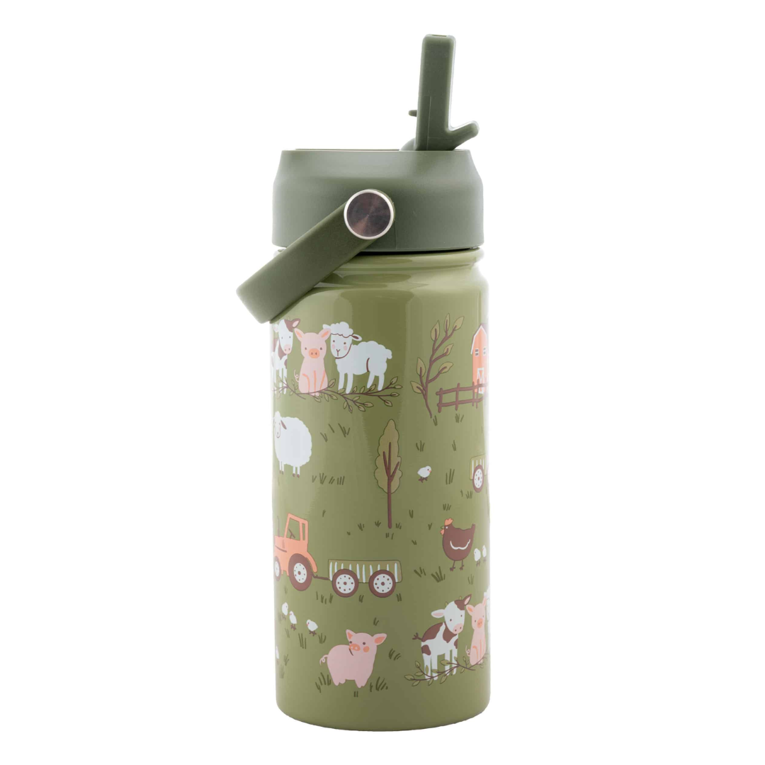 Insulated SS Bottle with Handle - Farm