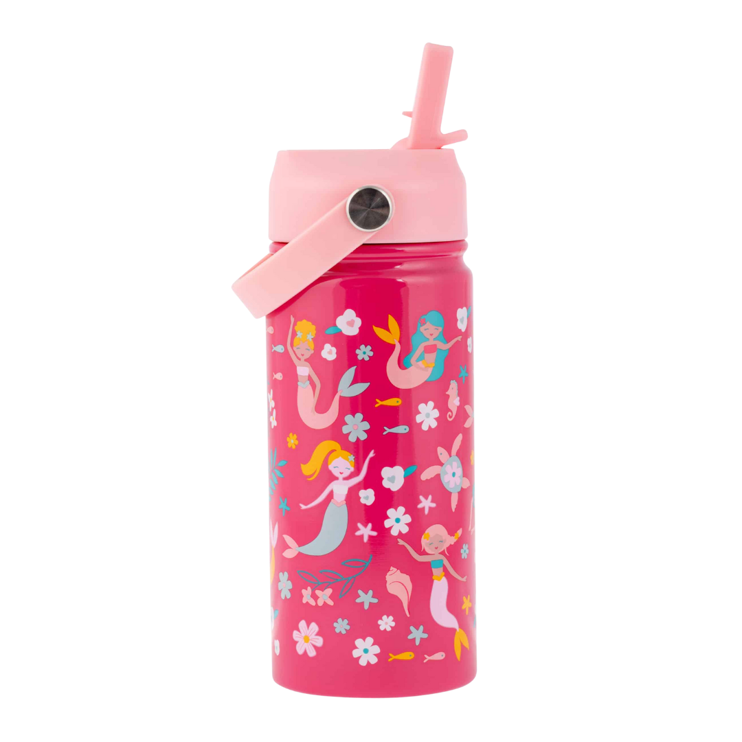 Insulated SS Bottle with Handle - Mermaid