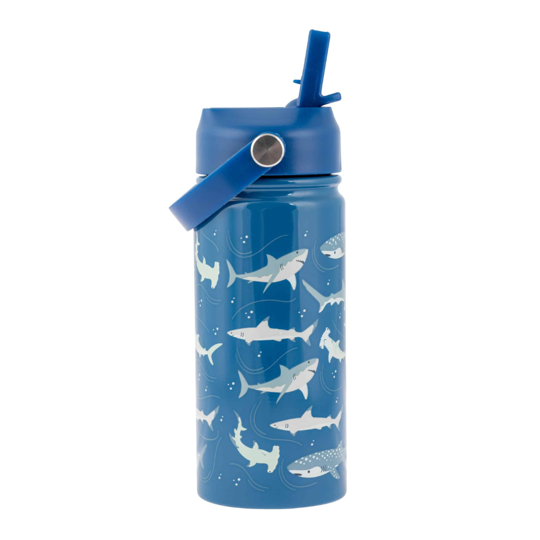 Insulated SS Bottle with Handle - Shark