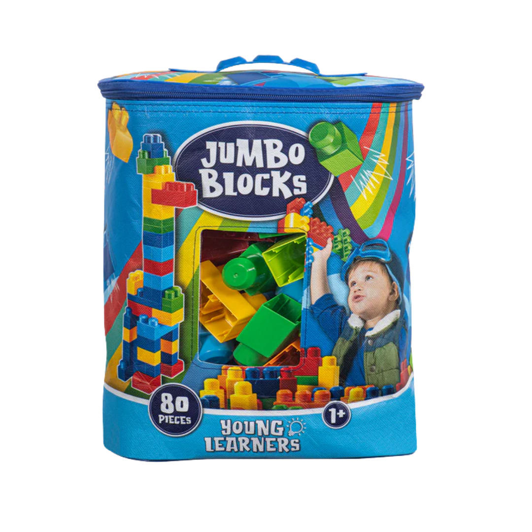 Jumbo Blocks 80pc Young Learners