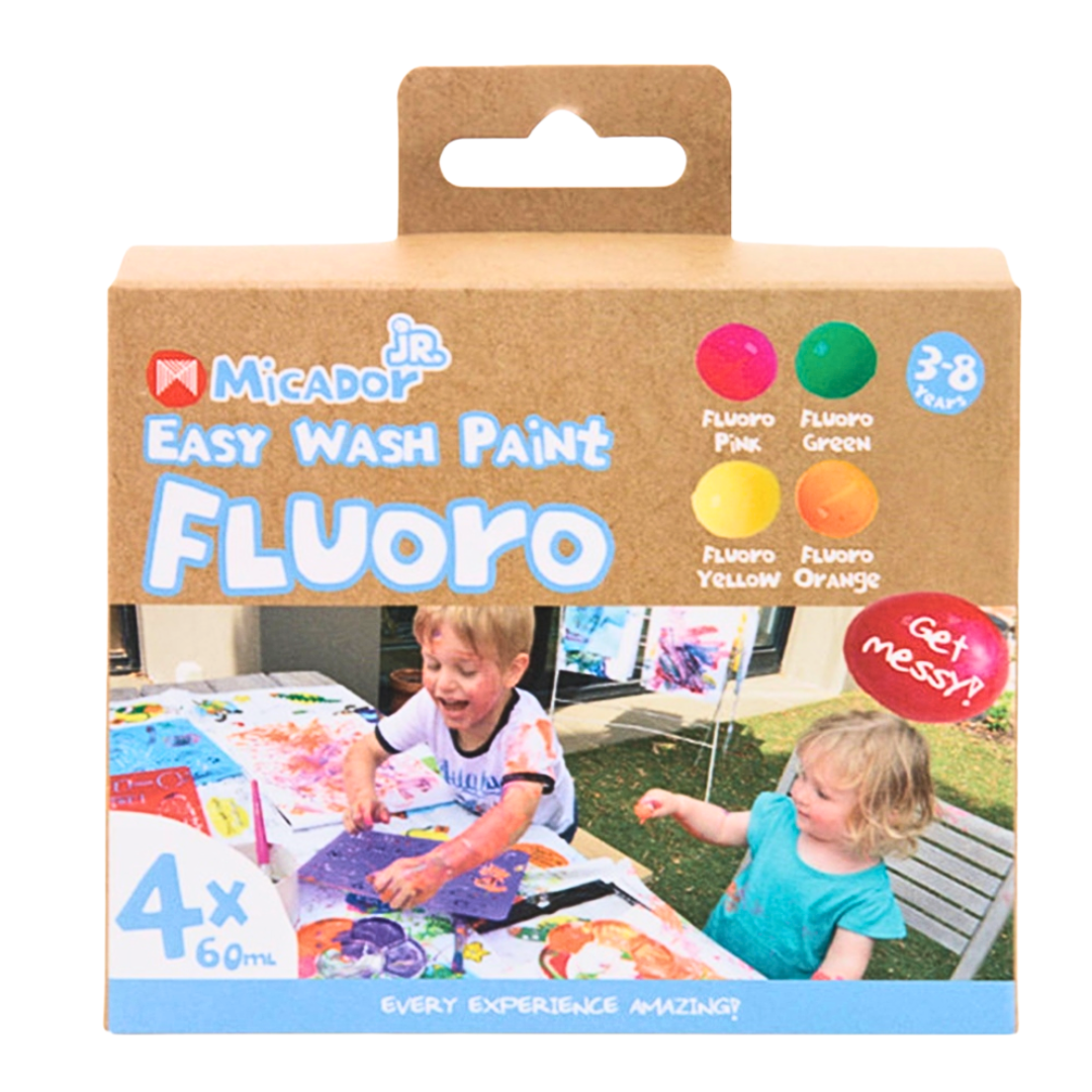 Micador Easy Wash Paint - Fluoro